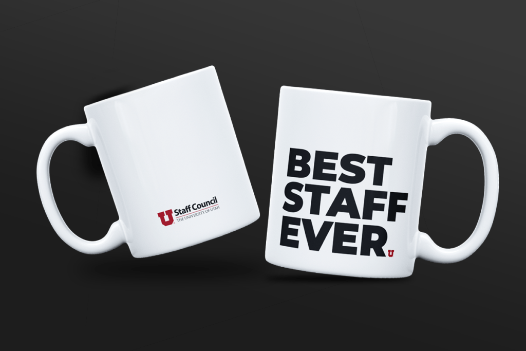 Best Staff Ever mug - front and back